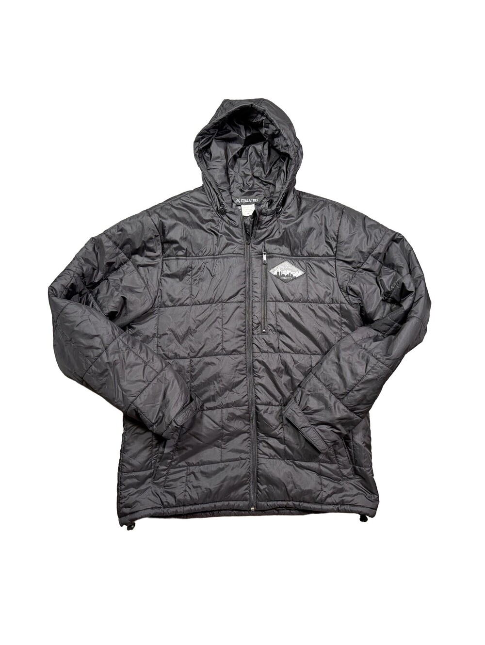 Coalatree Camper Hooded Jacket Mens XL Black Insulated DWR Ripstop Outdoor Coat